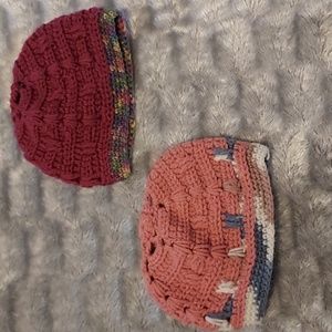 2 Croched beanies